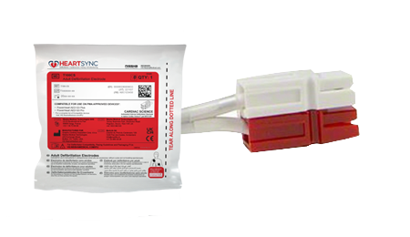 HeartSync Defib Cardiac packaging and connector