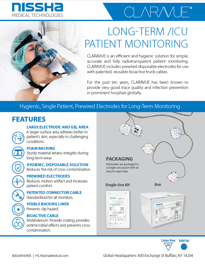 <p>CLARAVUE Long Term Monitoring</p>