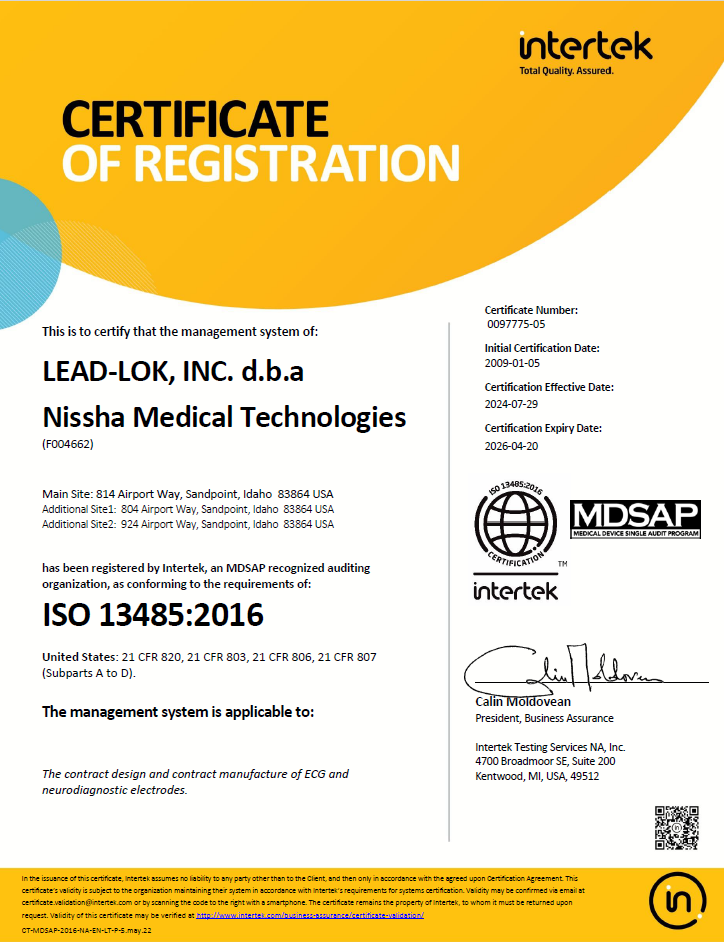 <p>ISO 13485:2016</p>